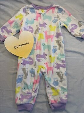 Carter's - Pastel Fleece Onesie Sleeper